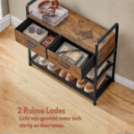 Kapstok met Schoenenrek, Lades en Kledingroede – 6-in-1 Halmeubel - Image 6