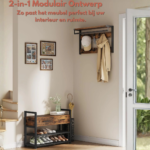 Kapstok met Schoenenrek, Lades en Kledingroede – 6-in-1 Halmeubel - Image 7