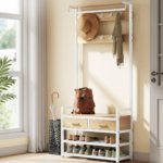 Kapstok met Schoenenrek, Lades en Kledingroede – 6-in-1 Halmeubel - Image 2